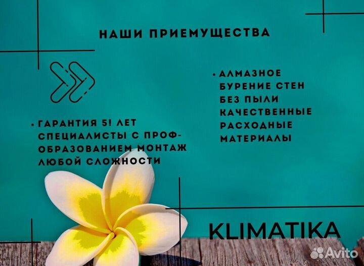 Кондиционер / сплит система / установка / монтаж