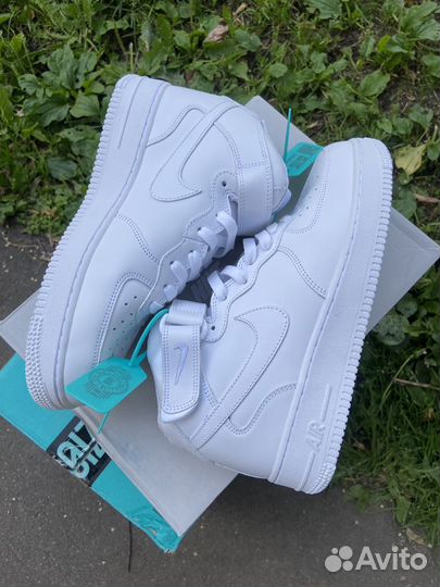 Nike air force 1 mid белые оригинал