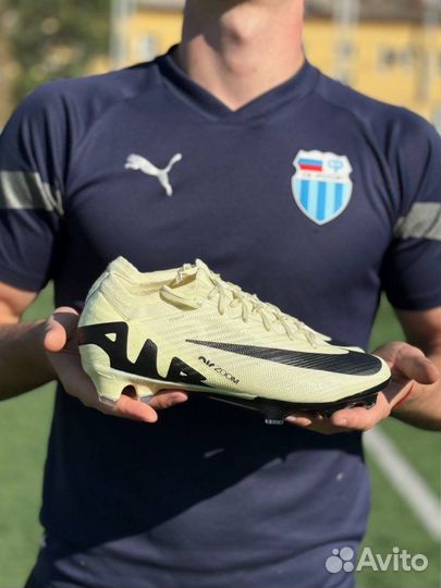 Бутсы Nike Mercurial Желтые