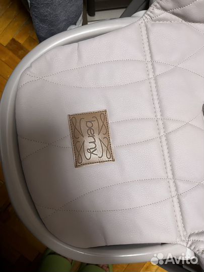 Стульчик для кормления happy baby berny lux серый