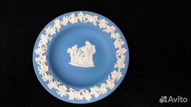 Круглая тарелочка Wedgwood, jasperware