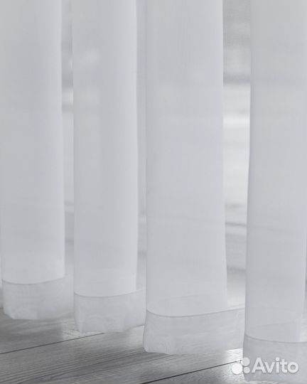 Легкий вуаль белый тюль