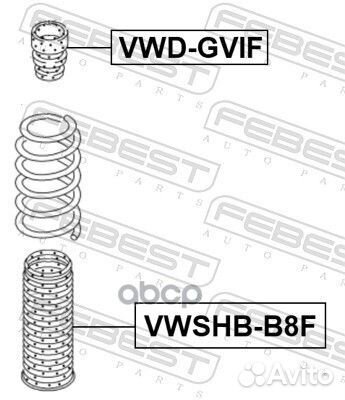 Пыльник амортизатора перед прав/лев audi
