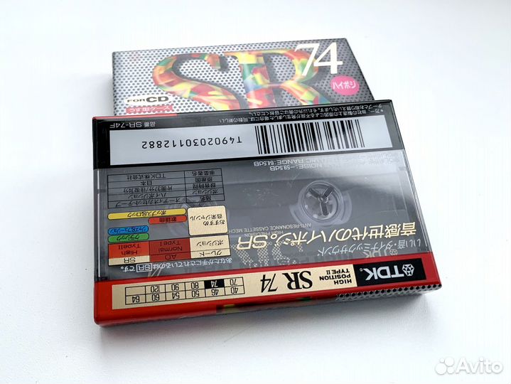 Аудио кассеты TDK SR 74 второй тип