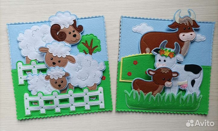 Набор карточек с домашними животными