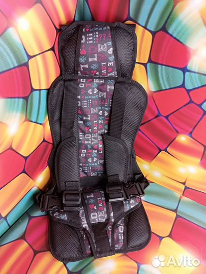 Детское бескаркасное автокресло от 3 - 12 лет