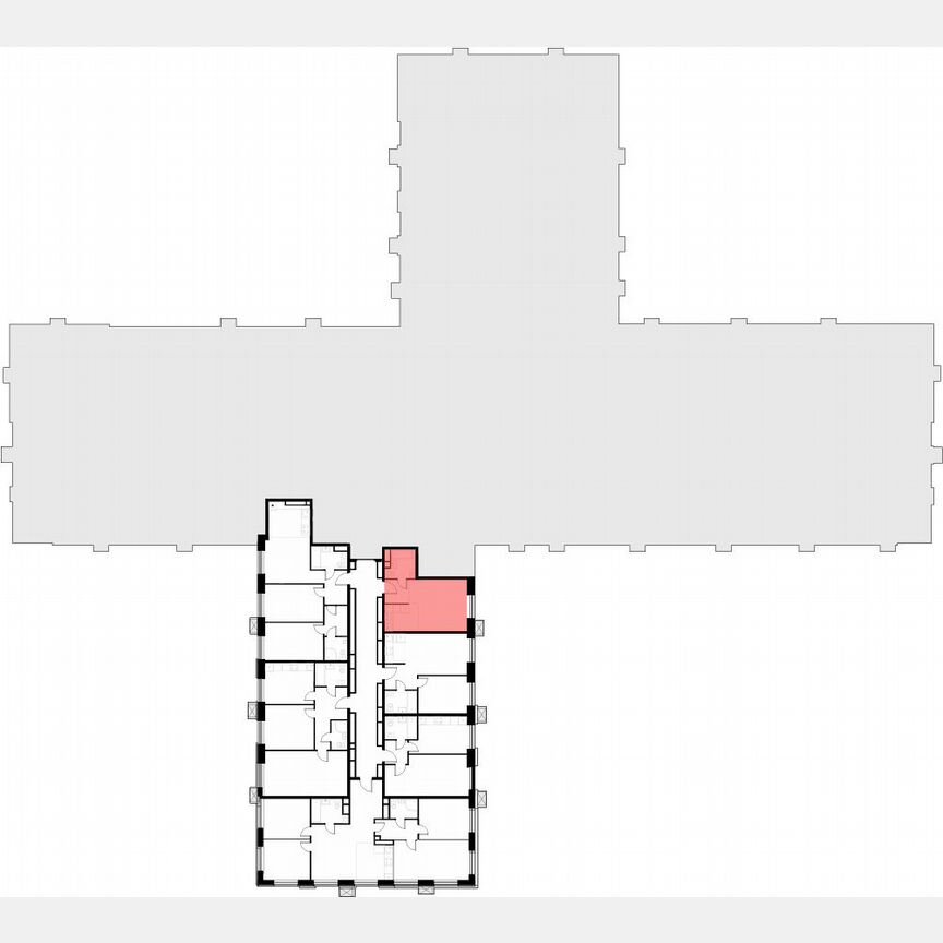 Апартаменты-студия, 28,5 м², 28/30 эт.