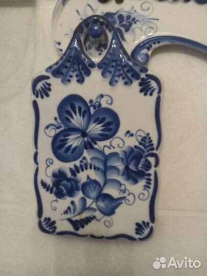 Доски разделочные.фарфор.Гжель