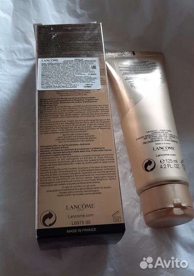 Lancome absolue гель-масло для снятия макияжа