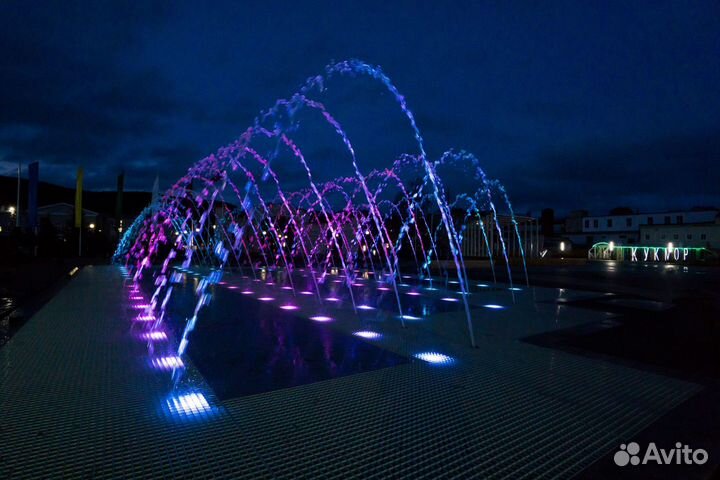 Пешеходный фонтан