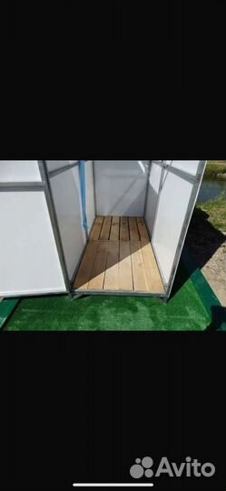 Летний душ для дачи с поликарбонатом