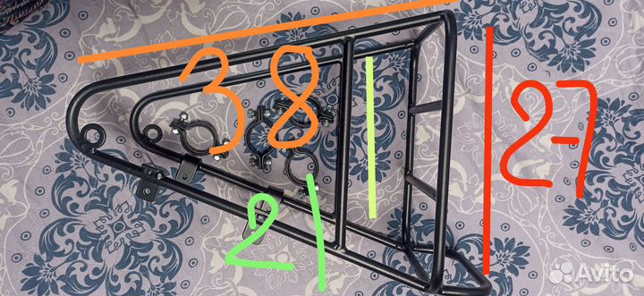 Передний багажник новый для горного велосипеда