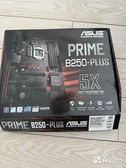 Комплект asus prime b250 и intel core i5-7600k