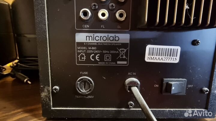 Microlab M860 5.1 акустическая система