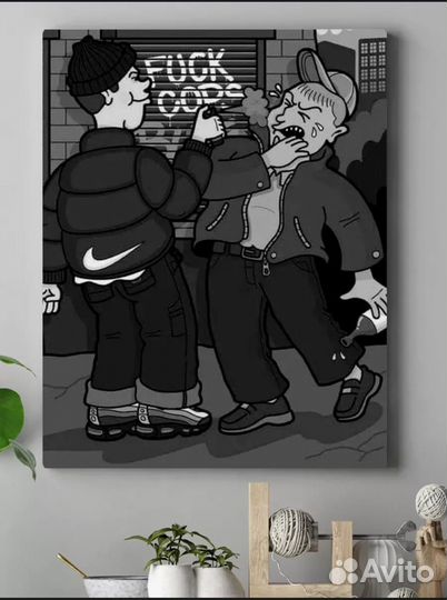 Кежуал картины 50х40см