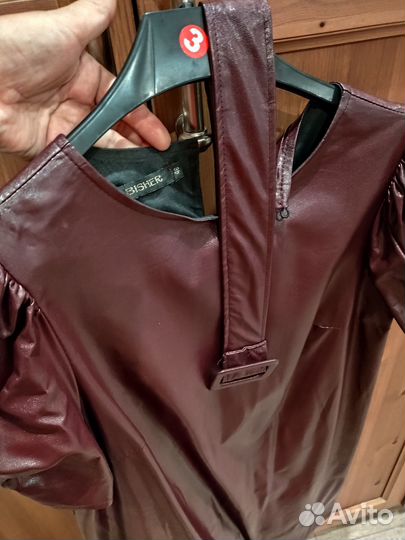 Кожаное платье