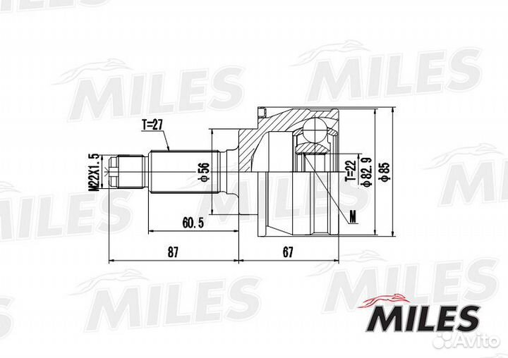 Шрус subaru forester I-II/impreza I/legacy I-II 1