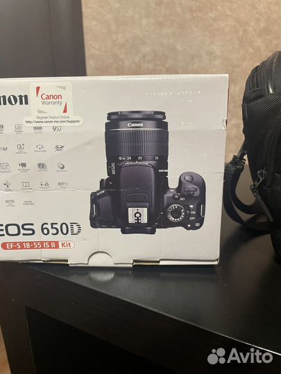 Canon eos 650d EF-S 18-55 IS II Kit