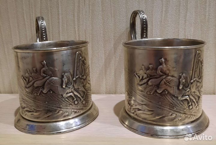 Подстаканники СССР 1949г.тройка зимняя