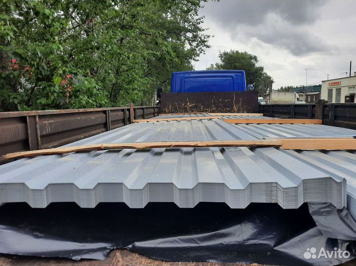 Профнастил оцинкованный матовый С-8 0,7х1150