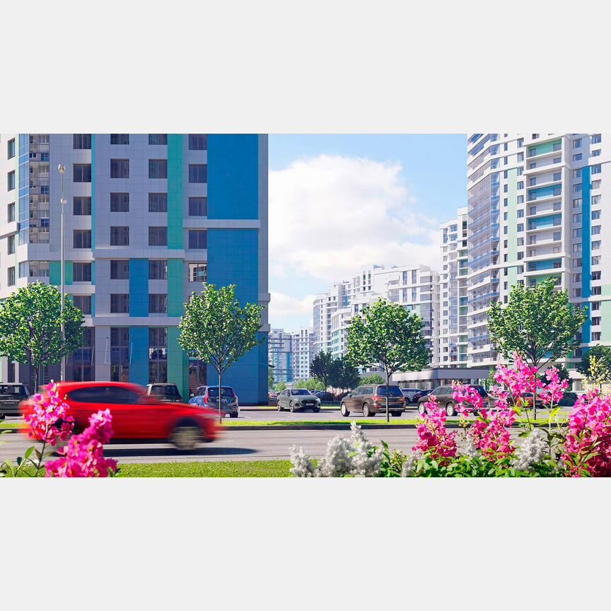 2-к. квартира, 70 м², 6/24 эт.