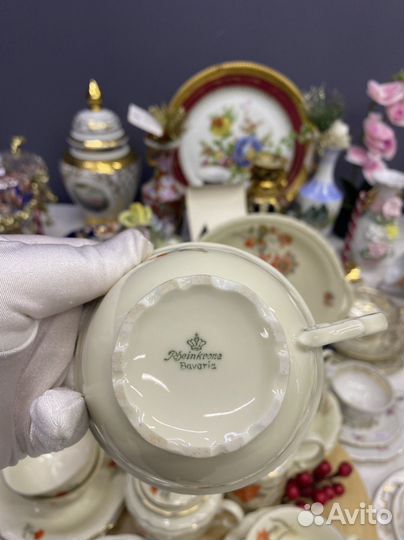 Сервиз и предметы, кофейный и чайный старинный