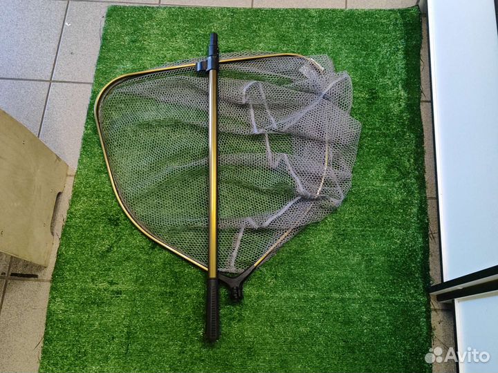 Подсак подсачек телескопический прорезиненный