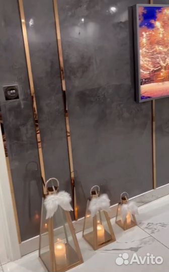 Молдинг плоский розовое золото глянцевый