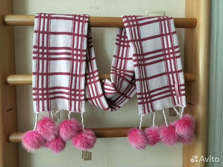 Шаль-платок, шарф, манишка вязанная