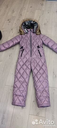 Зимний комбинезон для девочки на рост 152