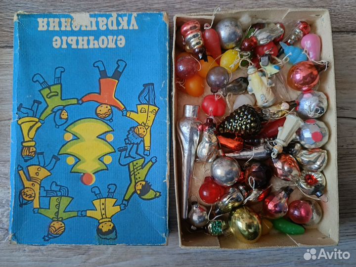 Елочные игрушки СССР