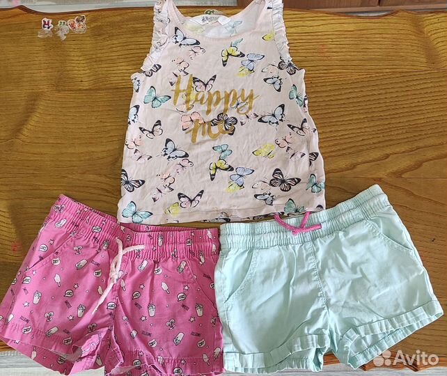 Вещи пакетом на девочку 104 см