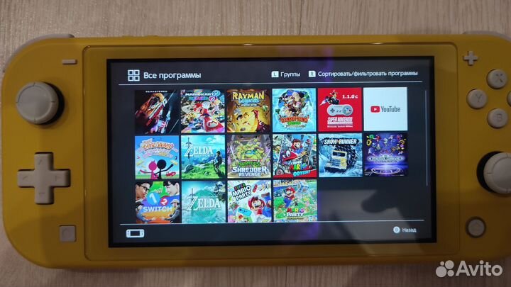 Nintendo Switch lite прошитая+sd128gb