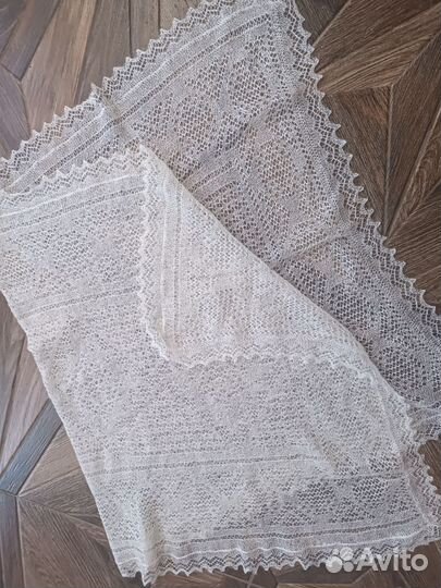 Пончо женское, шарф