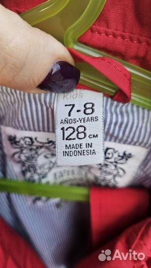 Плащ для девочки zara 128