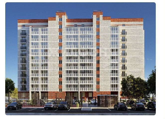 2-к. квартира, 53,8 м², 4/10 эт.