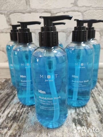 Mixit Гель для душа и шампунь 2в1 для мужчин