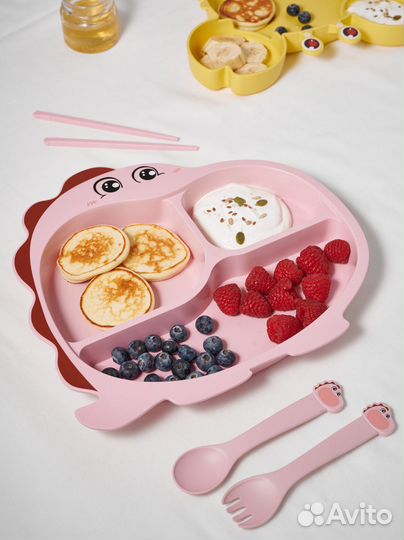 Тарелка детская набор посуды для кормления