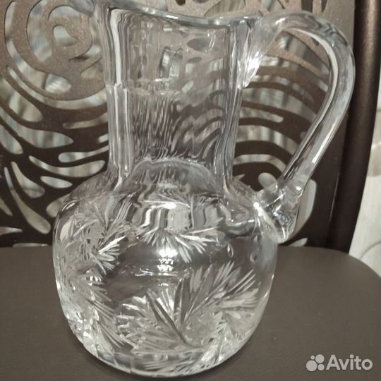 Хрустальный кувшин СССР, редкий