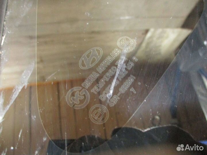 Стекло кузовное глухое правое Hyundai Elantra 4