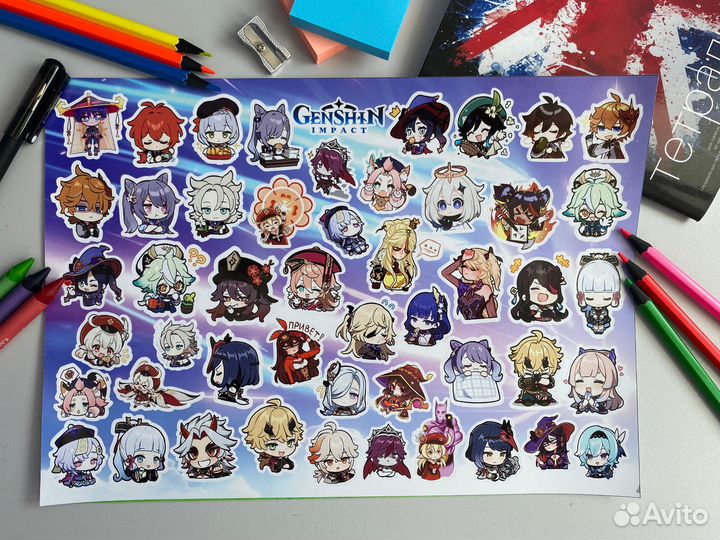 Печать наклеек и стикеров