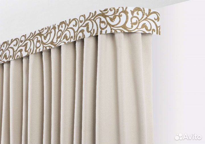 Карниз для штор потолочный 2-х рядный