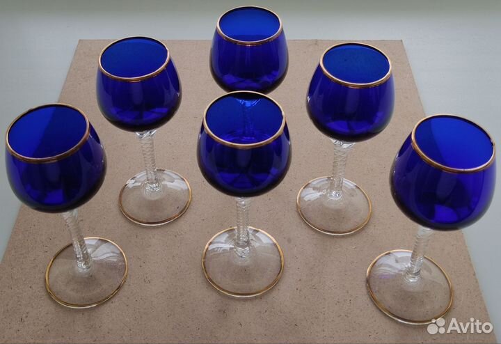 Фужеры на витой ножке