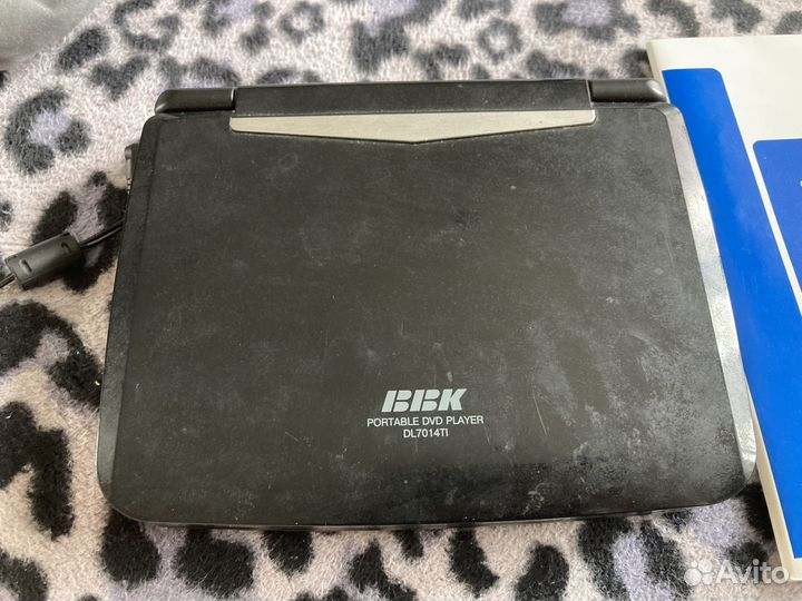 Портативный видеопроигрыватель dvd-плеер BBK