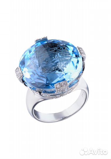 Кольцо Bvlgari Parentesi Cocktail Blue Topaz Ring