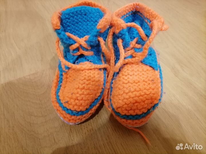 Носки вязаные ручной работы из шерсти