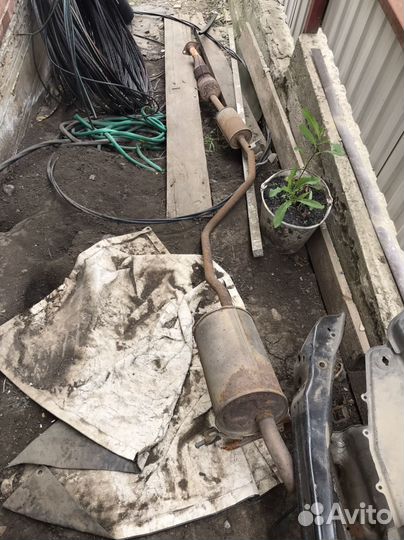 Глушитель в сборе с катом renault sandero 2