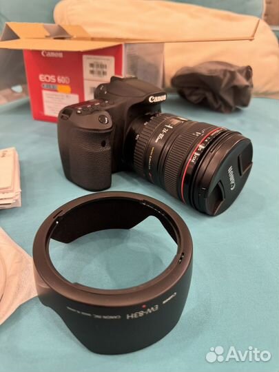 Зеркальный фотоаппарат canon 60d + объектив 24-105