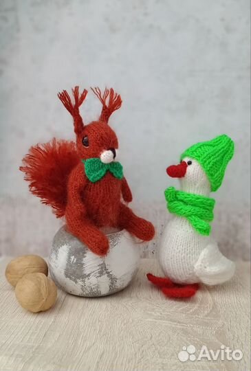 Вязаные игрушки ручной работы