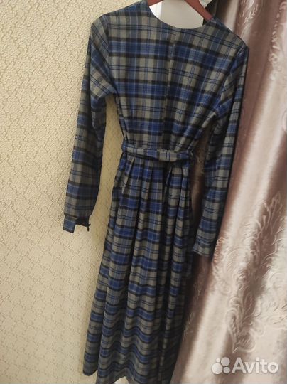 Платье теплое длинноех